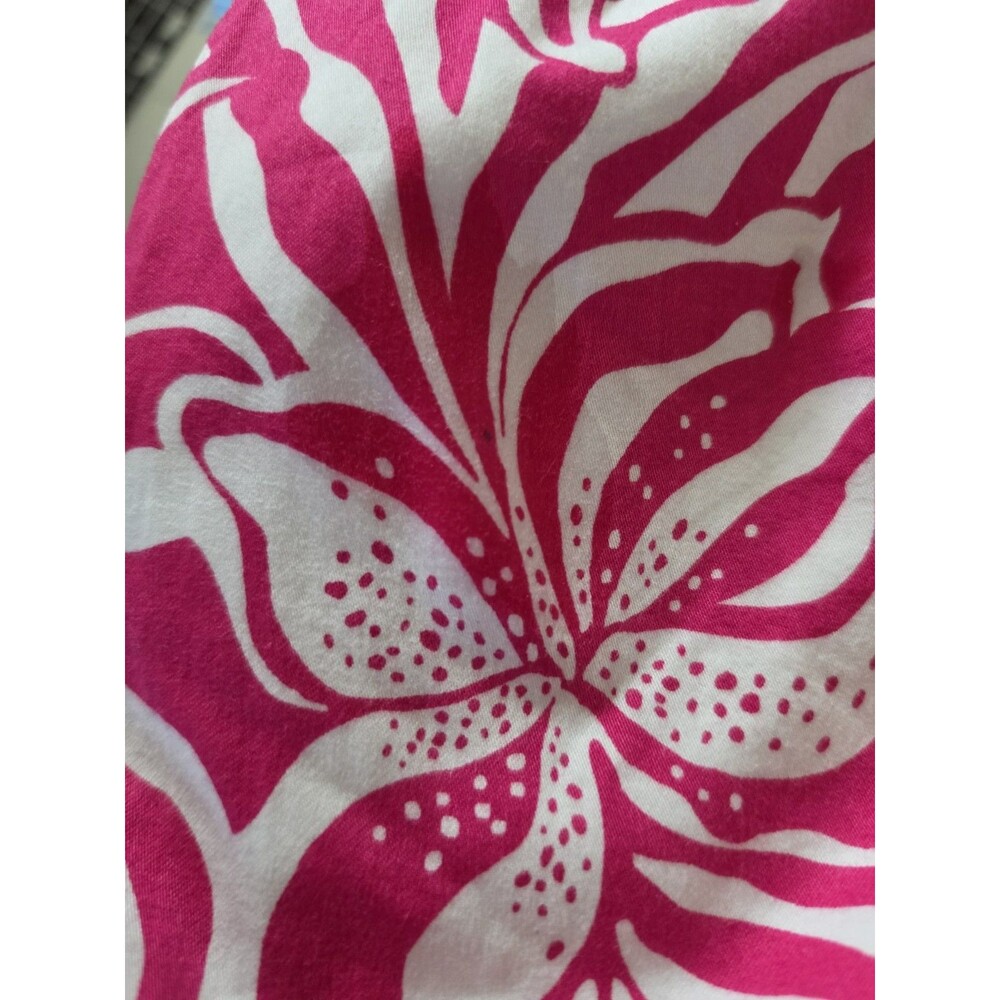 Lilly Pulitzer Girls Size 6 Shift Dress Pink With Adorable Front Bow Sequins - Picture 8 of 8
